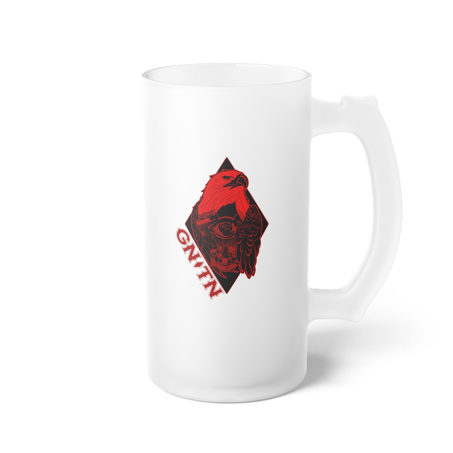 Frosted Glass Beer Mug