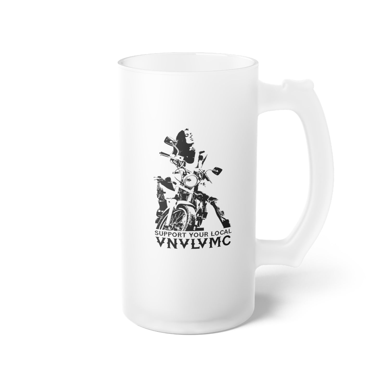 Frosted Glass Beer Mug