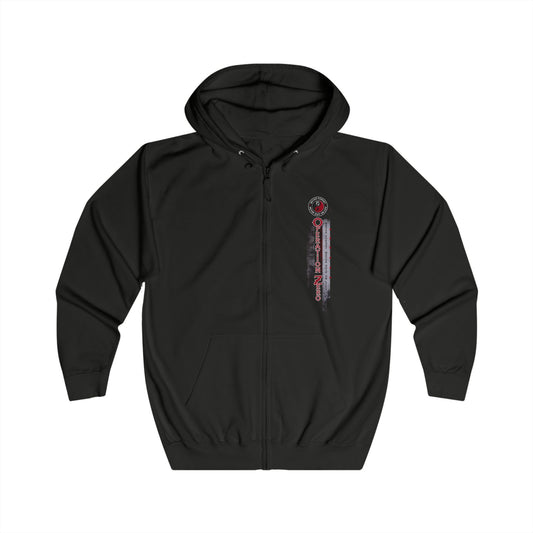 Unisex Full Zip Hoodie - POW/MIA OPERATION ZERO Warm Layer for Remembrance, Comfortable Everyday Wear, [...]