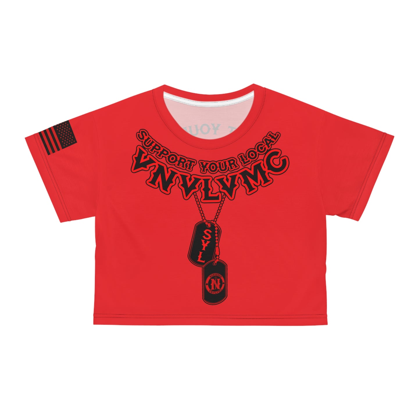 Crop Tee (AOP)