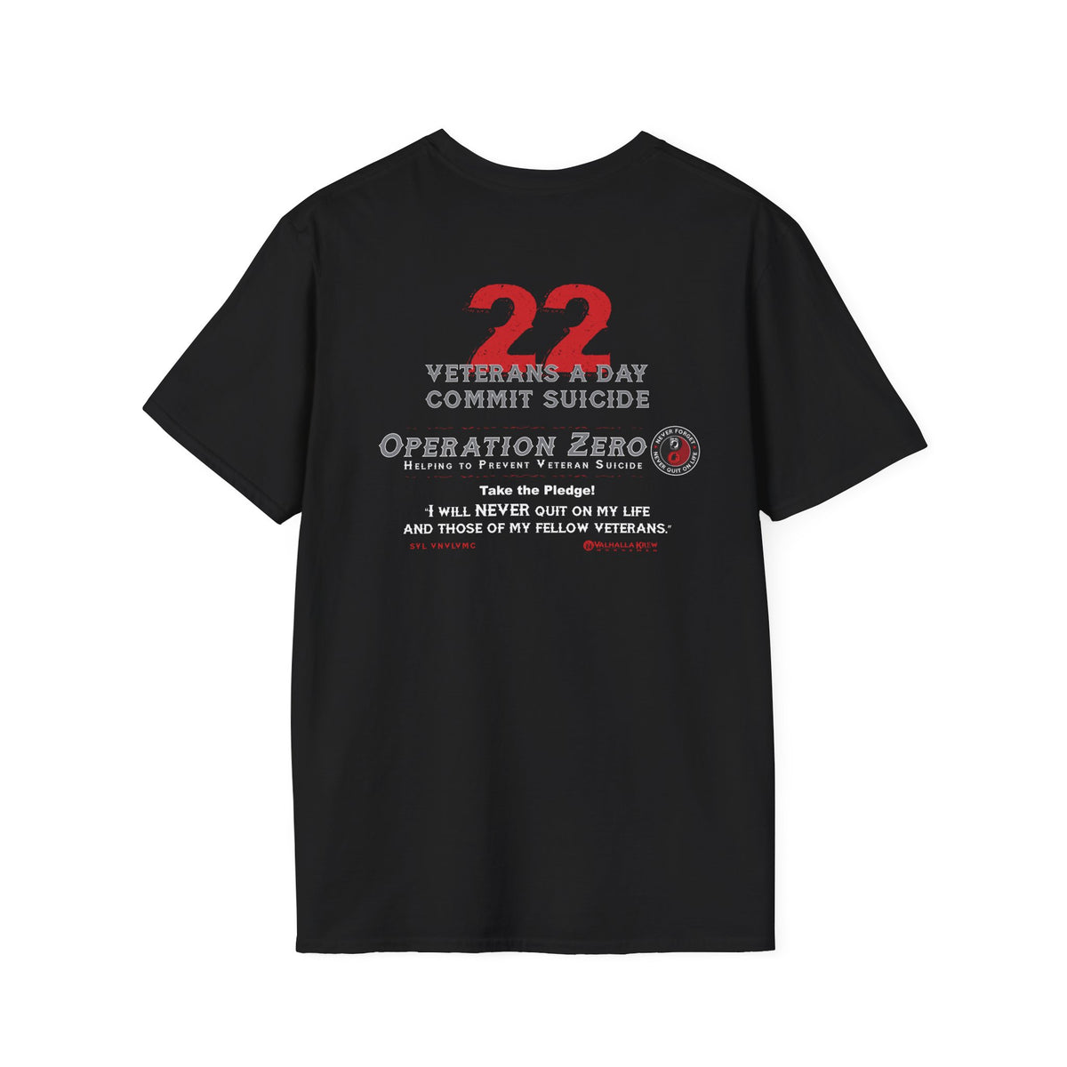 Operation Zero Unisex T-Shirt - Support Veterans Awareness