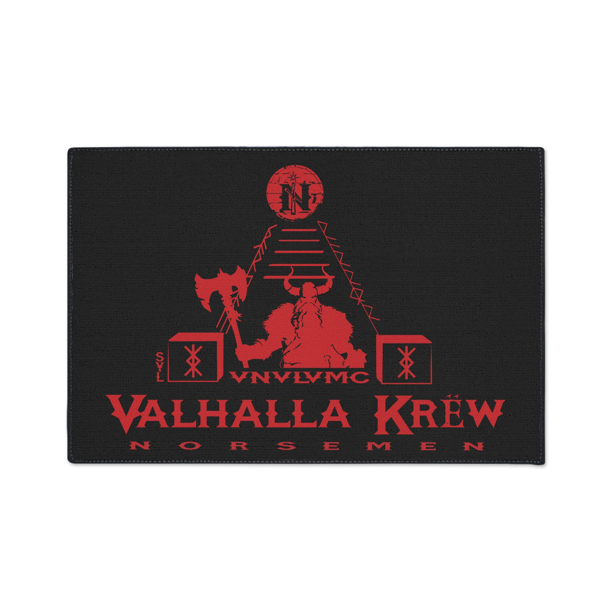 Floor Mat - Valhalla Krew Viking Guard Design