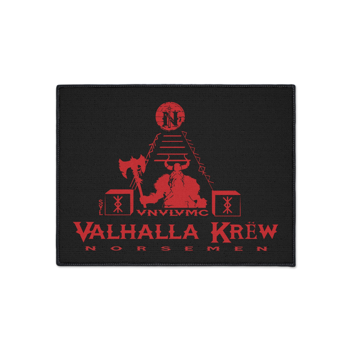 Floor Mat - Valhalla Krew Viking Guard Design