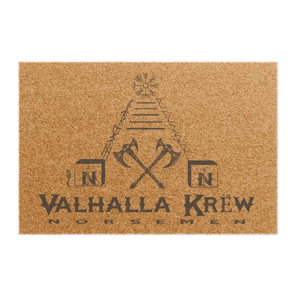 Norsemen Valhalla Krew Doormat - Rustic Outdoor Welcome Mat