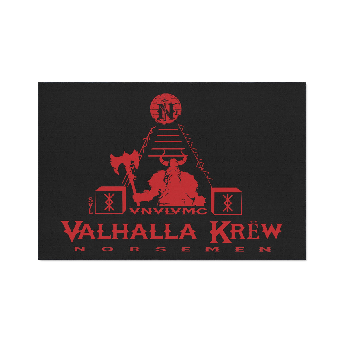 Floor Mat - Valhalla Krew Viking Guard Design
