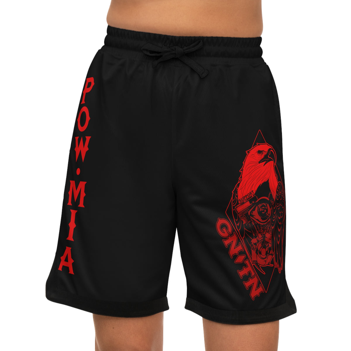 Basketball Rib Shorts (AOP)