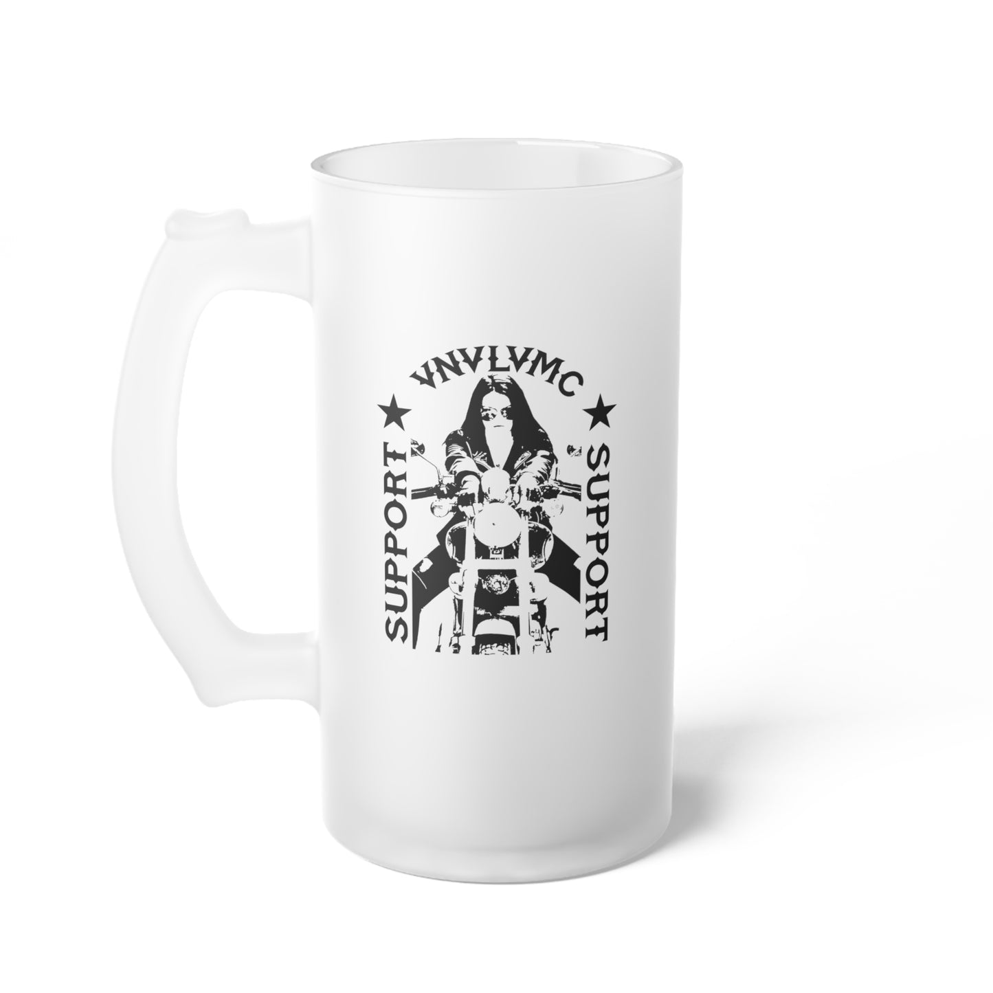 Frosted Glass Beer Mug