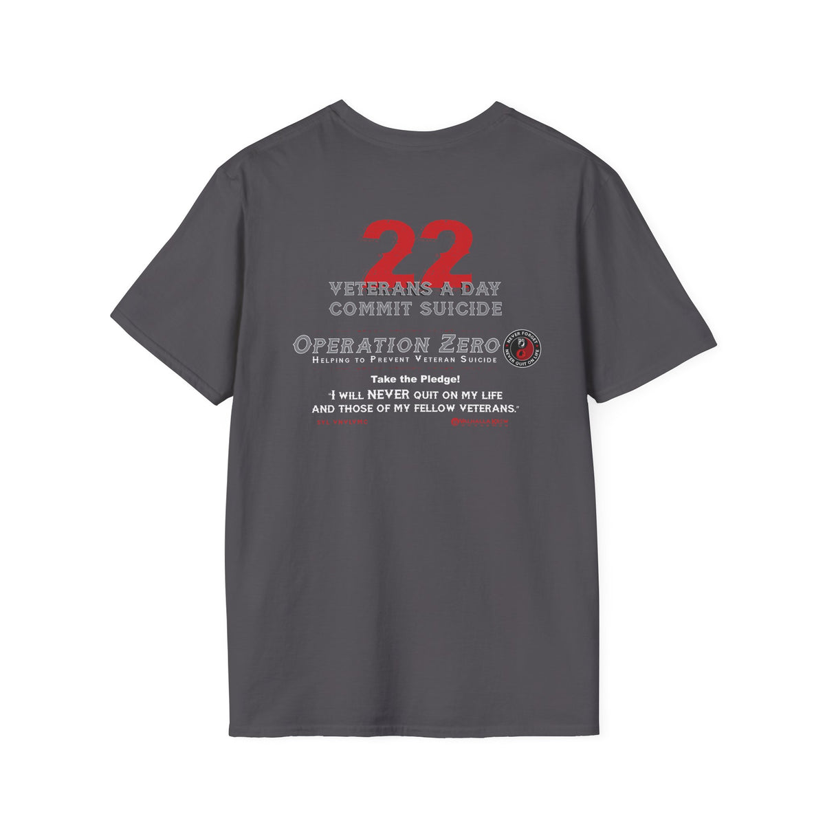 Operation Zero Unisex T-Shirt - Support Veterans Awareness