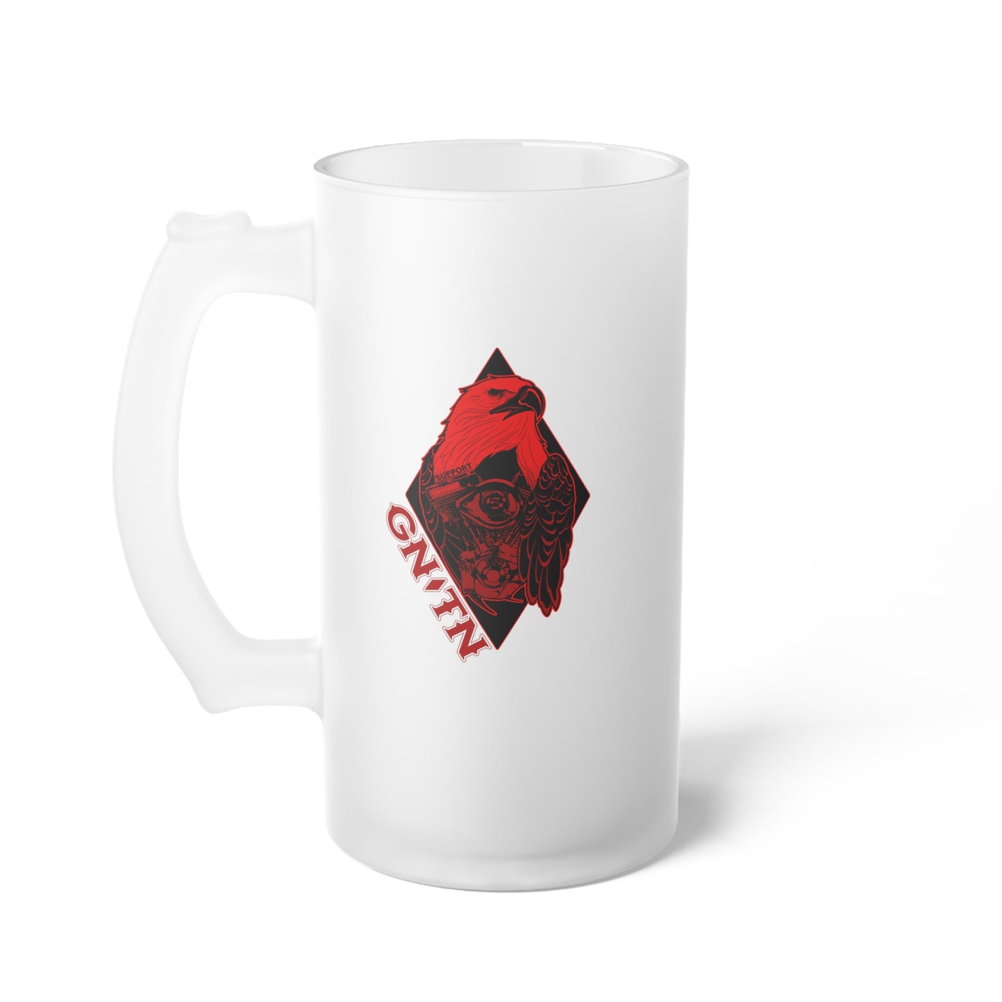 Frosted Glass Beer Mug