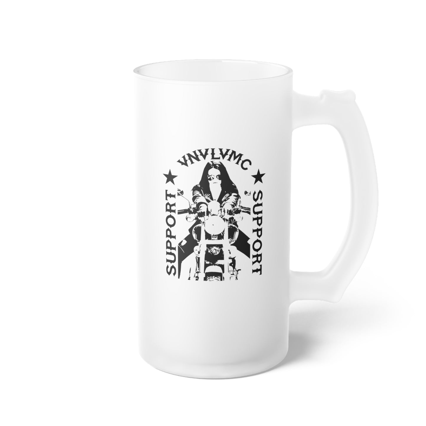 Frosted Glass Beer Mug