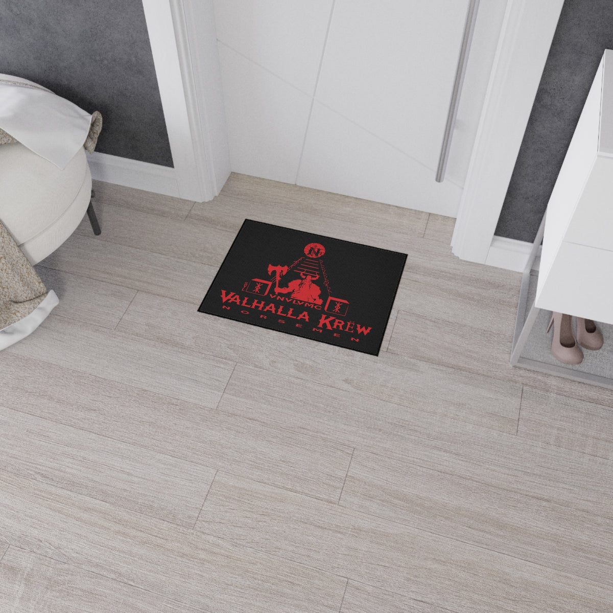Floor Mat - Valhalla Krew Viking Guard Design