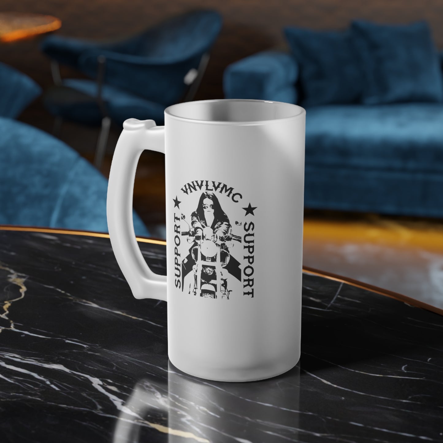 Frosted Glass Beer Mug