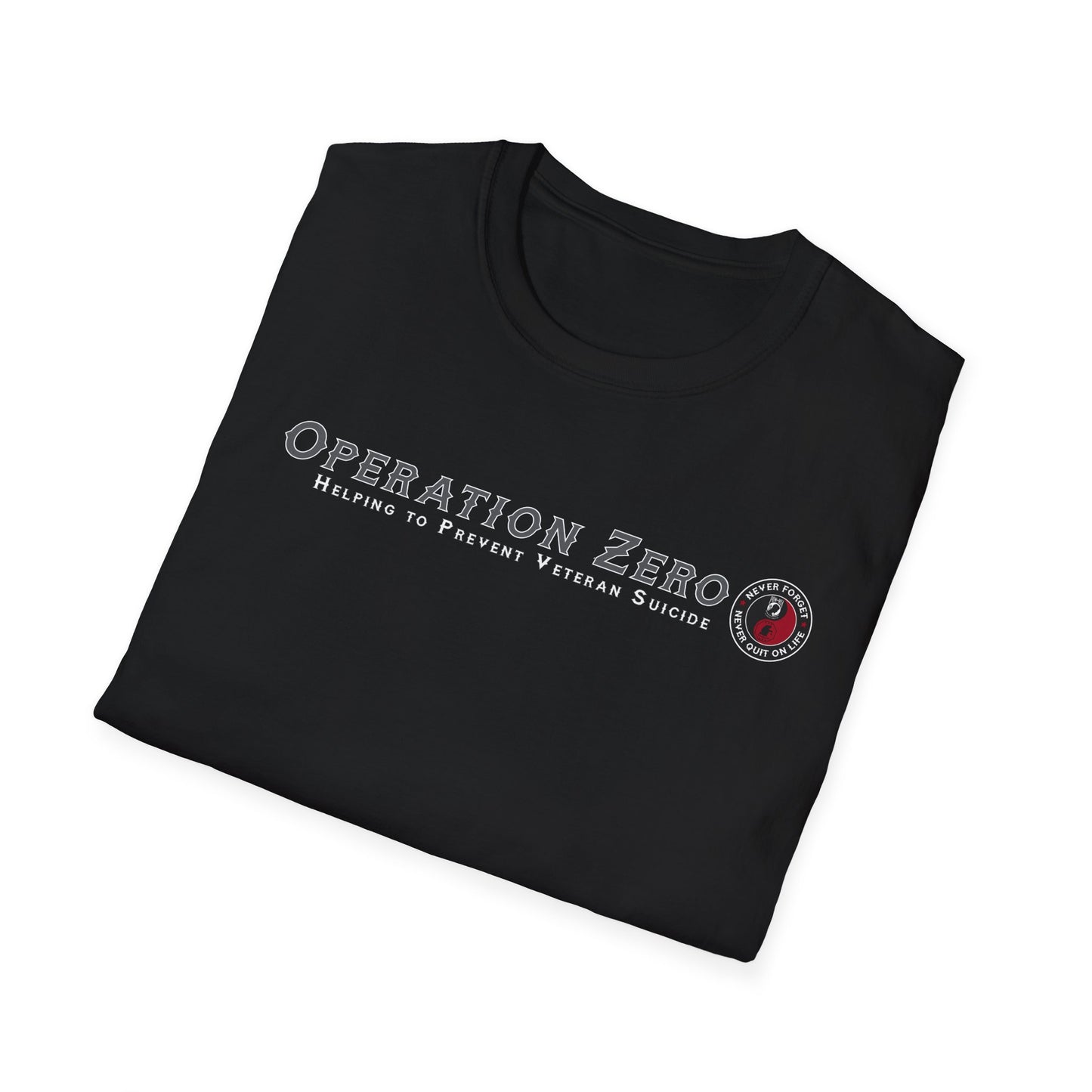 Unisex Op Zero Tribute T-Shirt, Operation Zero T-Shirt, Veteran's Day Shirt, Memorial Day Gift, POW-MIA Remembrance Tee, Softstyle Tee