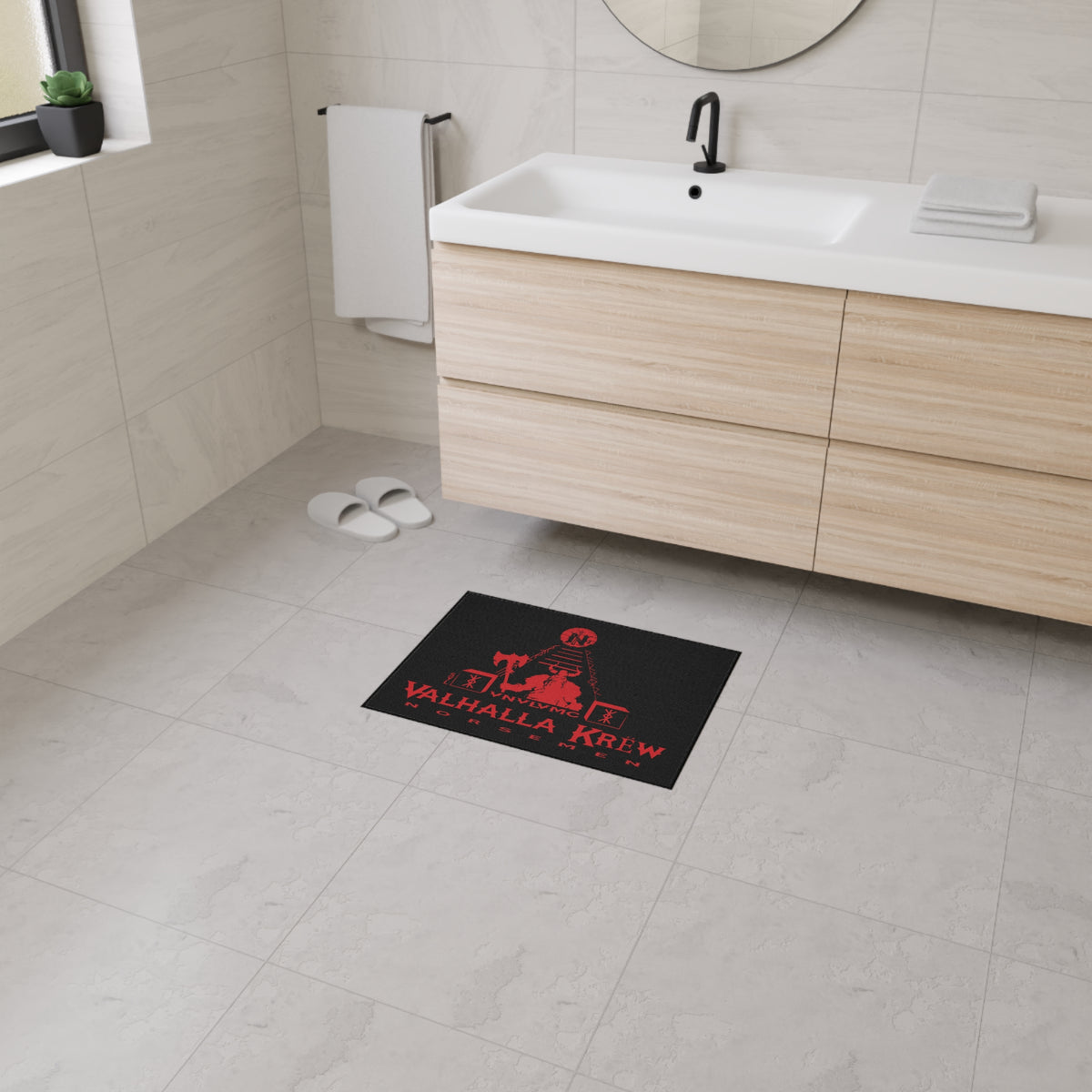 Floor Mat - Valhalla Krew Viking Guard Design